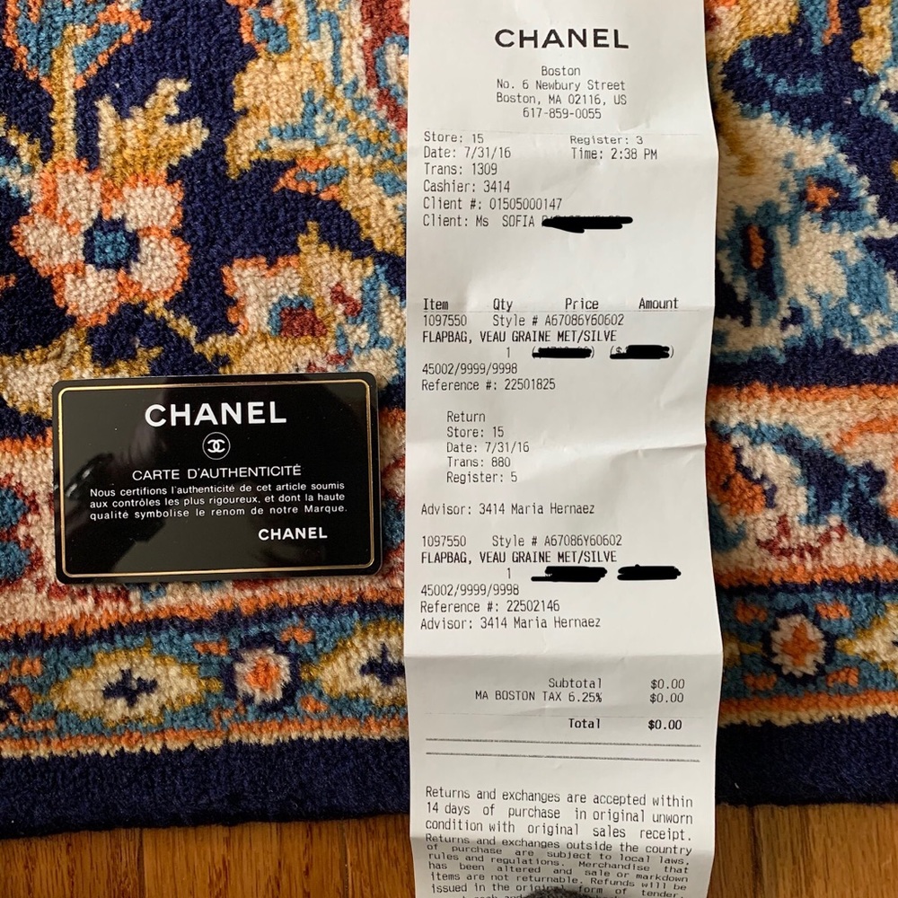 CHANEL Chevron Boy Bag Old Medium - Picture 7 of 8